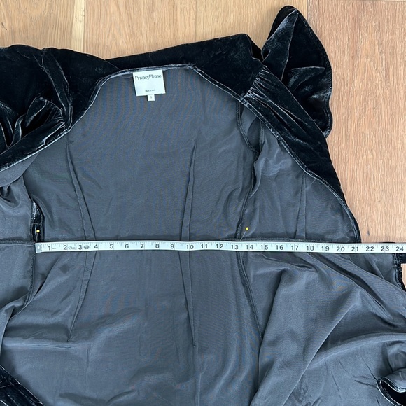 NWOT PRIVACY PLEASE Krause Dress - Classic Velvet Wrap Around Dress - Small - Picture 14 of 15